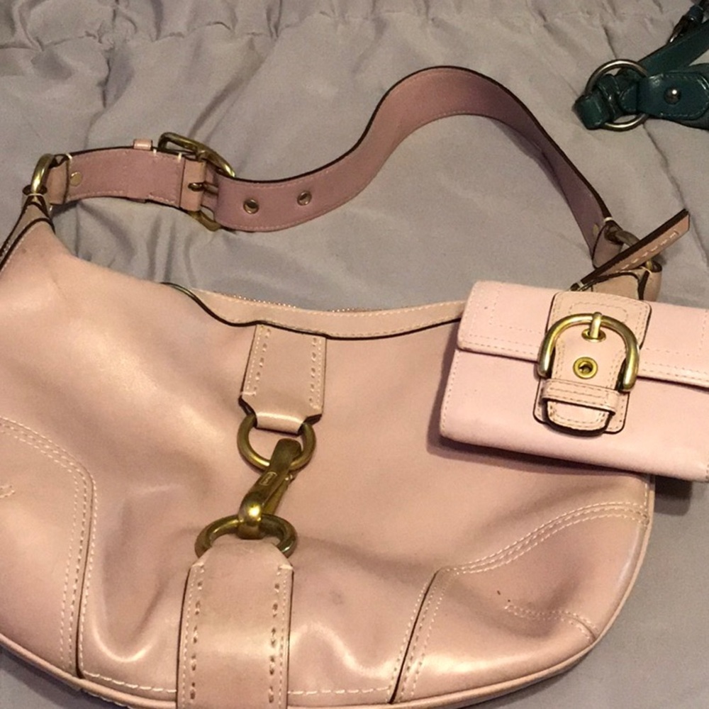 Coach bag and wallet